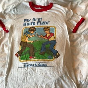 Wicked Clothing My First Knife Fight T-shirt